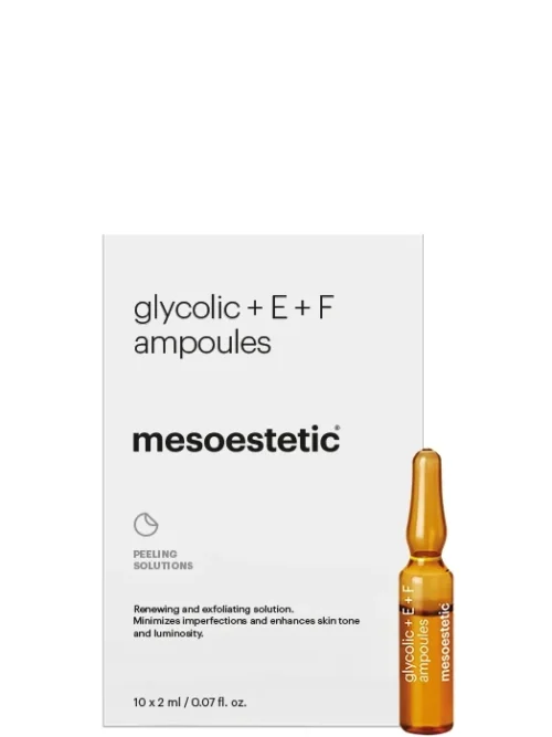 Glycolic + E + F Ampoules ampulės su glikolio rūgštimi