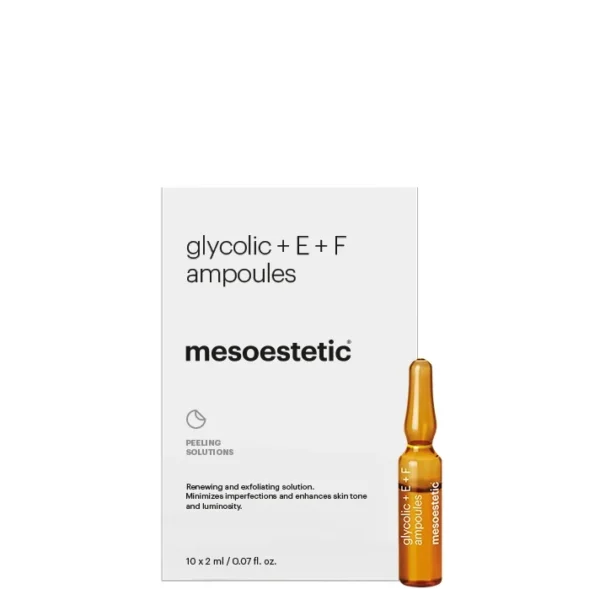Glycolic + E + F Ampoules ampulės su glikolio rūgštimi